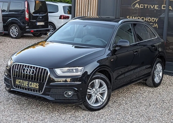 Audi Q3 cena 64999 przebieg: 184125, rok produkcji 2013 z Bełżyce małe 436